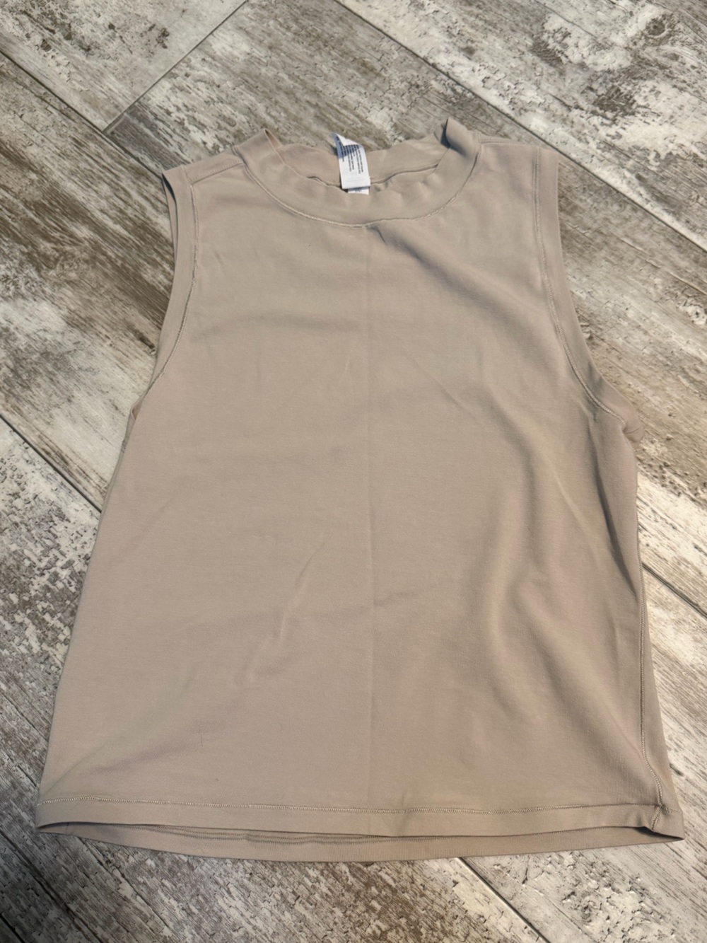 Yogalicious Women’s Sleeveless Muscle Tank - Taupe